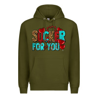 Army Green sucker for you olivia Premium Hoodie - OliviaCreatesArt