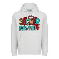 Dove Grey sucker for you olivia Premium Hoodie - OliviaCreatesArt