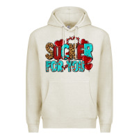 Oatmeal Heather sucker for you olivia Premium Hoodie - OliviaCreatesArt