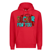Red sucker for you olivia Premium Hoodie - OliviaCreatesArt