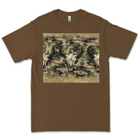 Cacao camouflage bull skull Premium Tee - Jasminsmagicworld