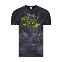 Cloud Black western sunflower Vintage Tee - JahusDesignShop