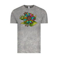 Cloud Rock western sunflower Vintage Tee - JahusDesignShop