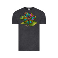 Vintage Black western sunflower Vintage Tee - JahusDesignShop
