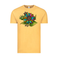Vintage Mustard western sunflower Vintage Tee - JahusDesignShop