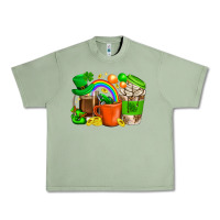 Oil Green St. Patricks Day Coffee Cups Urban Heavy Tee - BundleAndBundleShop