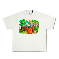 Pistachio St. Patricks Day Coffee Cups Urban Heavy Tee - BundleAndBundleShop