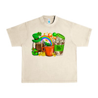Sandshell St. Patricks Day Coffee Cups Urban Heavy Tee - BundleAndBundleShop