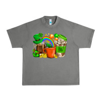 Tornado St. Patricks Day Coffee Cups Urban Heavy Tee - BundleAndBundleShop