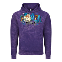 Cloud Purple Santa Baby Christmas Vintage Hoodie - MaliasSmallBusiness