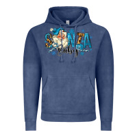 Vintage Denim Santa Baby Christmas Vintage Hoodie - MaliasSmallBusiness