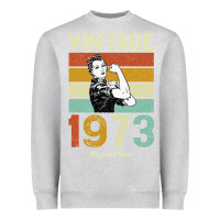 Heather Grey Vintage 1973 Orginial Parts Heavyweight Sweatshirt - Bettercallsaul