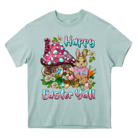 Arona happy easter y'all rabbit Heavy Core Tee - BarkalooDesign