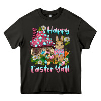 Asphalt happy easter y'all rabbit Heavy Core Tee - BarkalooDesign