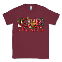 Burgundy jesus is the reason christmas bbs Classic Tee - BundleAndBundleShop