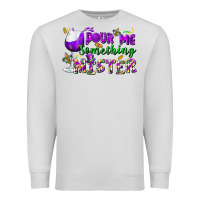 Dove Grey Pour me something mister Premium Sweatshirt - FaDigitalArtStudio