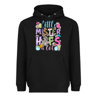 Black Easter Day Little mister hops a lot Heavyweight Hoodie - OliviaCreatesArt