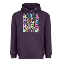Plum Easter Day Little mister hops a lot Heavyweight Hoodie - OliviaCreatesArt