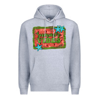 Heather Grey summer vibes watermelon Premium Hoodie - JahusDesignShop