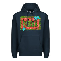 Navy summer vibes watermelon Premium Hoodie - JahusDesignShop