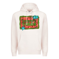 Pale Pink summer vibes watermelon Premium Hoodie - JahusDesignShop