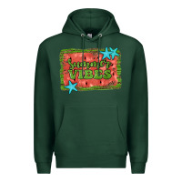 Sports Green summer vibes watermelon Premium Hoodie - JahusDesignShop