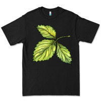 Black green leaf Premium Tee - BarkalooDesign