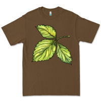Cacao green leaf Premium Tee - BarkalooDesign