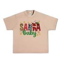 Burro Santa Baby With Santa Urban Heavy Tee - BundleAndBundleShop