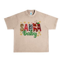 French Oak Santa Baby With Santa Urban Heavy Tee - BundleAndBundleShop