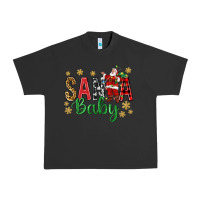 Pigment Black Santa Baby With Santa Urban Heavy Tee - BundleAndBundleShop