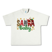 Pistachio Santa Baby With Santa Urban Heavy Tee - BundleAndBundleShop