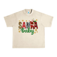 Sandshell Santa Baby With Santa Urban Heavy Tee - BundleAndBundleShop
