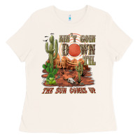 Bone aintgoin down til the sun comes up desert Ladies Tee - NancyCooperArtShop