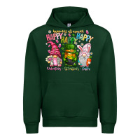 Forest Green Happiness All Around Happy Valentines Patrick East Urban Hoodie - CowhideDigitalArt
