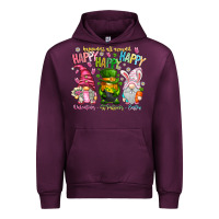 Mauve Wine Happiness All Around Happy Valentines Patrick East Urban Hoodie - CowhideDigitalArt
