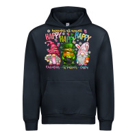 Navy Happiness All Around Happy Valentines Patrick East Urban Hoodie - CowhideDigitalArt