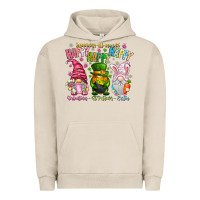 Pigment French Oak Happiness All Around Happy Valentines Patrick East Urban Hoodie - CowhideDigitalArt