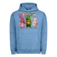 Pigment Pebble Blue Happiness All Around Happy Valentines Patrick East Urban Hoodie - CowhideDigitalArt
