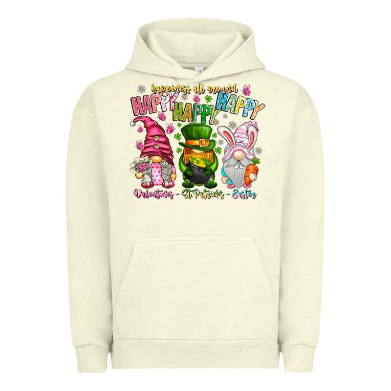 Happiness All Around Happy Valentines Patrick East Urban Hoodie by CowhideDigitalArt | Teevron