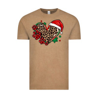 Vintage Coffee christmas paw heart Vintage Tee - MaliasSmallBusiness