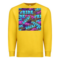 Lemon pride tribe seamless pattern Premium Sweatshirt - FaDigitalArtStudio