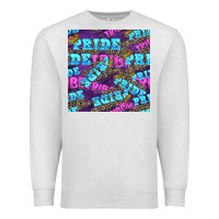 Oatmeal Heather pride tribe seamless pattern Premium Sweatshirt - FaDigitalArtStudio