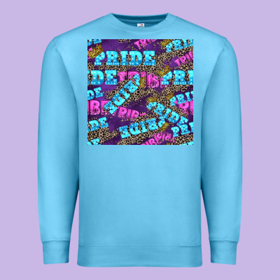 Pride Tribe Seamless Pattern Premium Sweatshirt Designed By Fadigitalartstudio