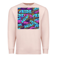 Pale Pink pride tribe seamless pattern Premium Sweatshirt - FaDigitalArtStudio