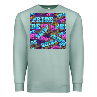 Seafoam pride tribe seamless pattern Premium Sweatshirt - FaDigitalArtStudio