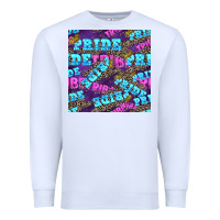 White pride tribe seamless pattern Premium Sweatshirt - FaDigitalArtStudio