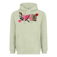 Matcha Love Valentine's Day Heavyweight Hoodie - FaDigitalArtStudio
