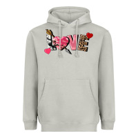 Moon Dust Love Valentine's Day Heavyweight Hoodie - FaDigitalArtStudio