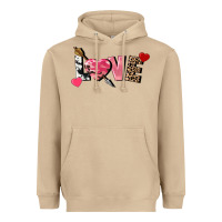 Mushroom Love Valentine's Day Heavyweight Hoodie - FaDigitalArtStudio